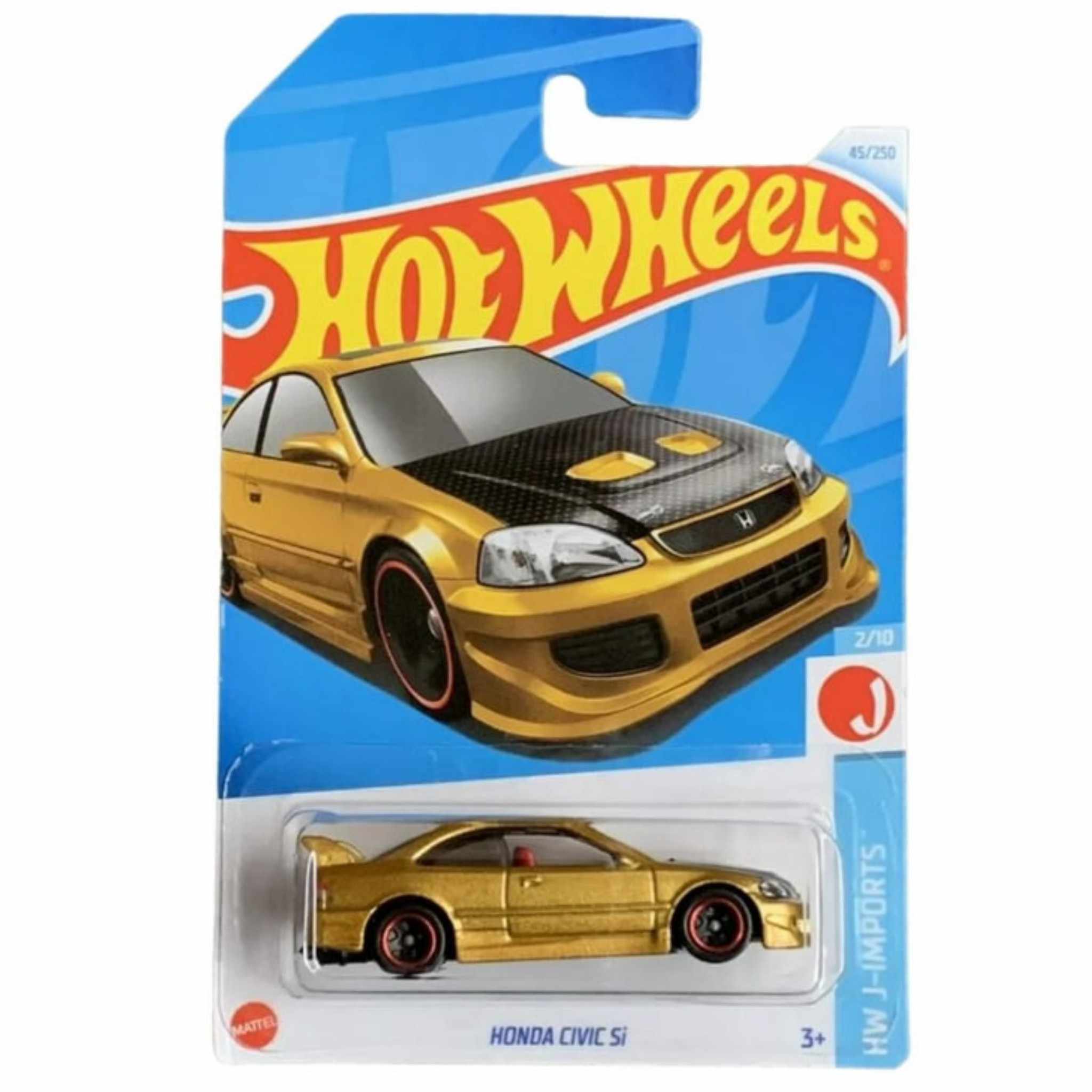 Hot Wheels 1/64 Honda Civic SI Gold BNYHW11122514 Diecast Scale Model