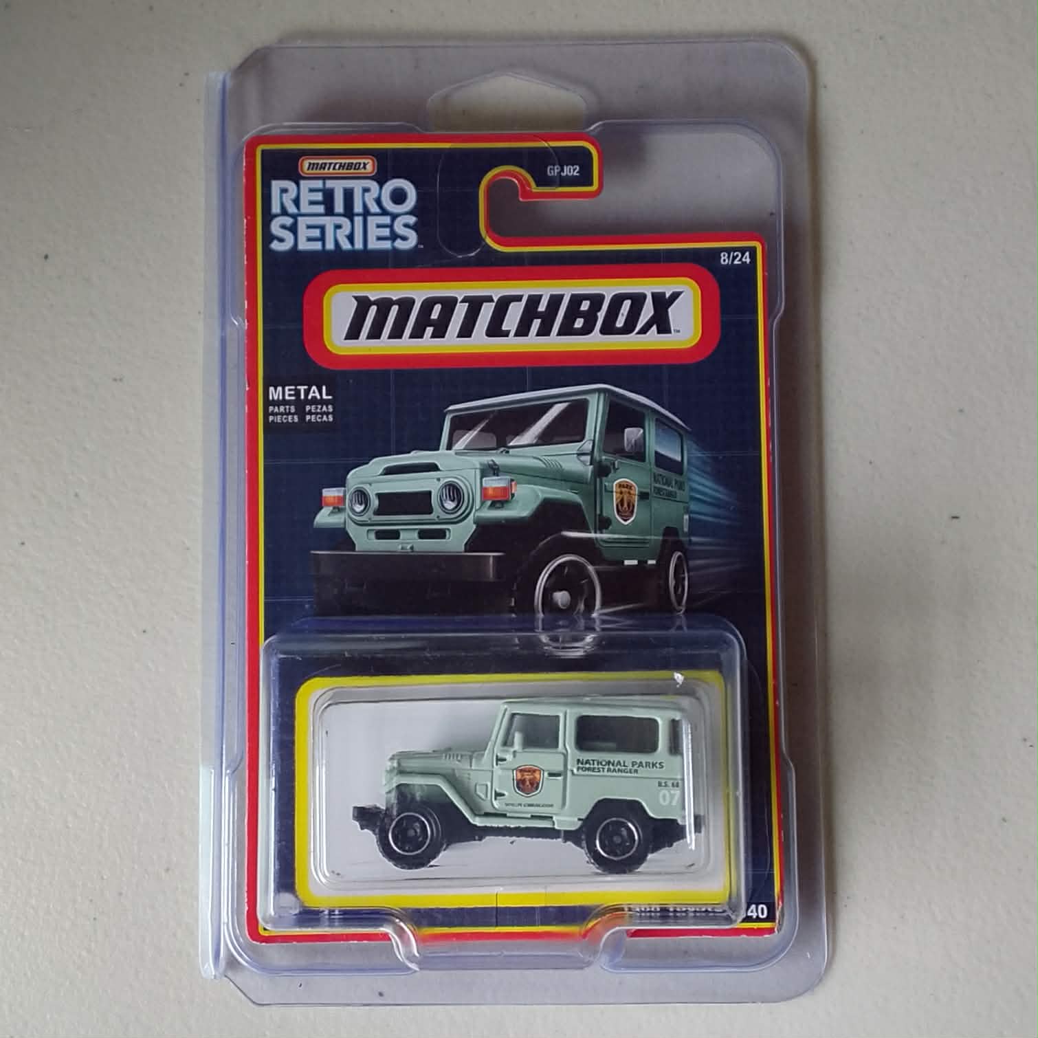 MATCHBOX 1/64 Retro Series 1968 Toyota FJ40 BNYMBX07112502 Diecast Scale Model