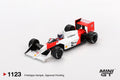 Mini GT 1/64 McLaren MP4/4 #11 Alain Prost 1988 Japanese Grand Prix 2nd Place MGT01123-L Diecast Scale Model