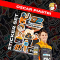 Sticker F1 Oscar Piastri BNYSTK12042504