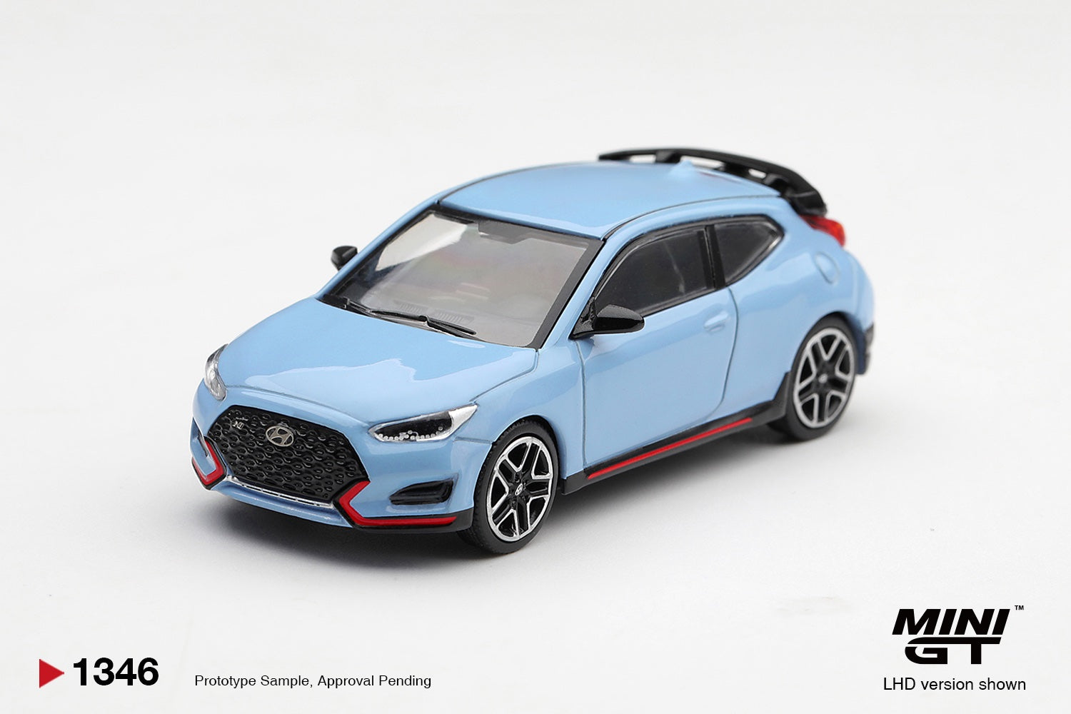 [PRE ORDER] Mini GT 1/64 Hyundai Veloster N Performance Blue Exclusive MGT01346-L Diecast Scale Model