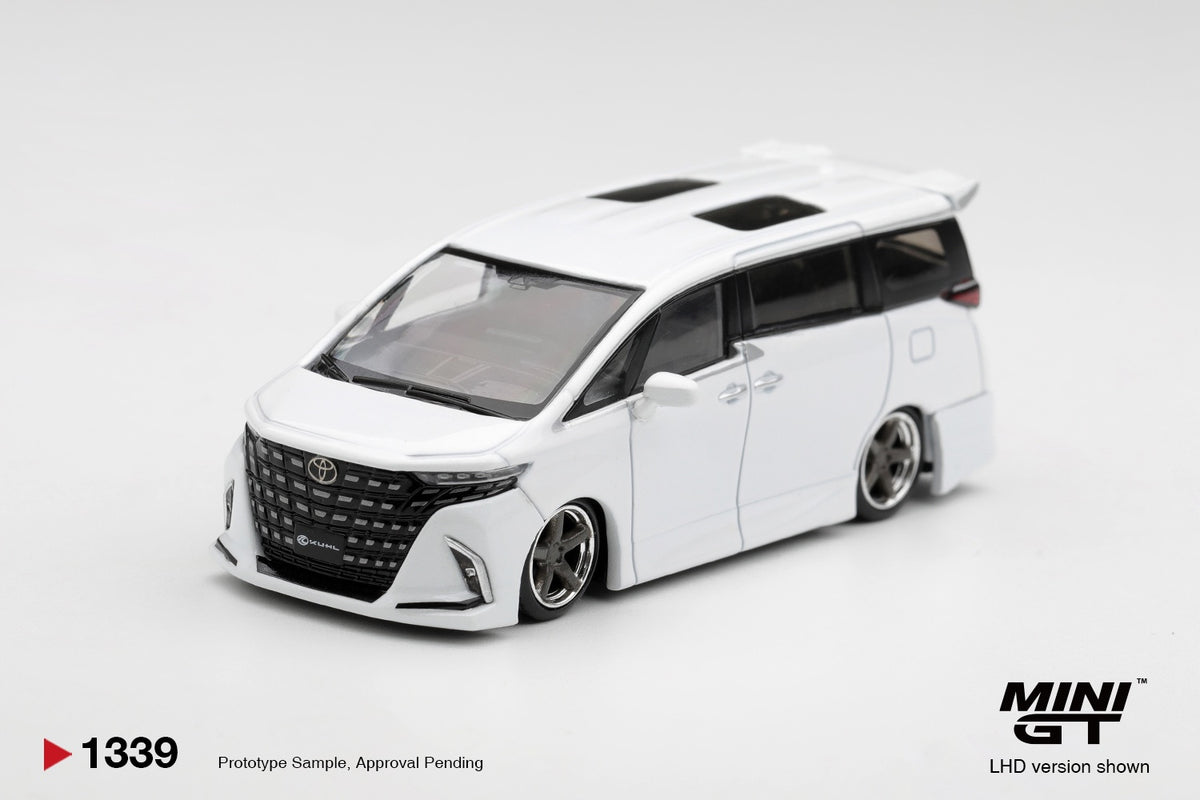 [PRE ORDER] Mini GT 1/64 Toyota Alphard 40 KUHL White / Blister Packaging MGT01339-BL Diecast Scale Model