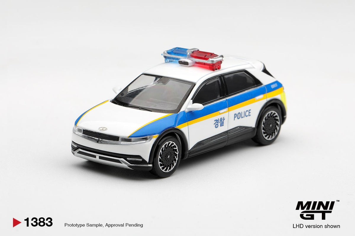 [PRE ORDER] Mini GT 1/64 Hyundai Ioniq 5 Police Car (Korea Exclusive) MGT01383-L Diecast Scale Model