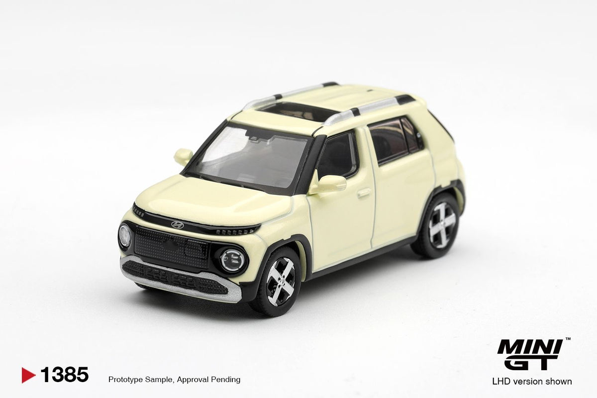 [PRE ORDER] Mini GT 1/64 Hyundai Casper Butter Cream Yellow Pearl (Kore Exclusive) MGT01385-L Diecast Scale Model